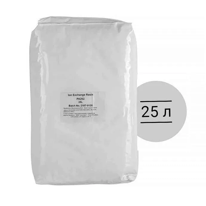 Загрузка Анионит нитрат селективный РА202 (25л, 19 кг)